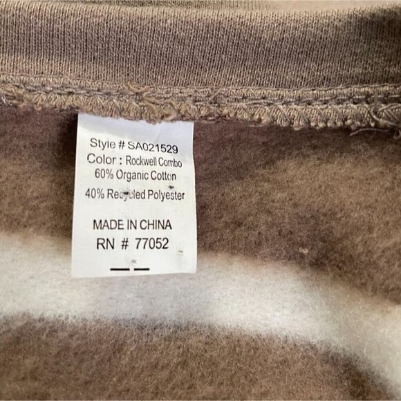 Threads 4 Thought Size Large  Top Blouse Long Sleeve Pullover Crewneck - Picture 6 of 8